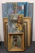 TERESA D'ELIA (1918-2011), a quantity of various works. Note: see note for Lot 367.