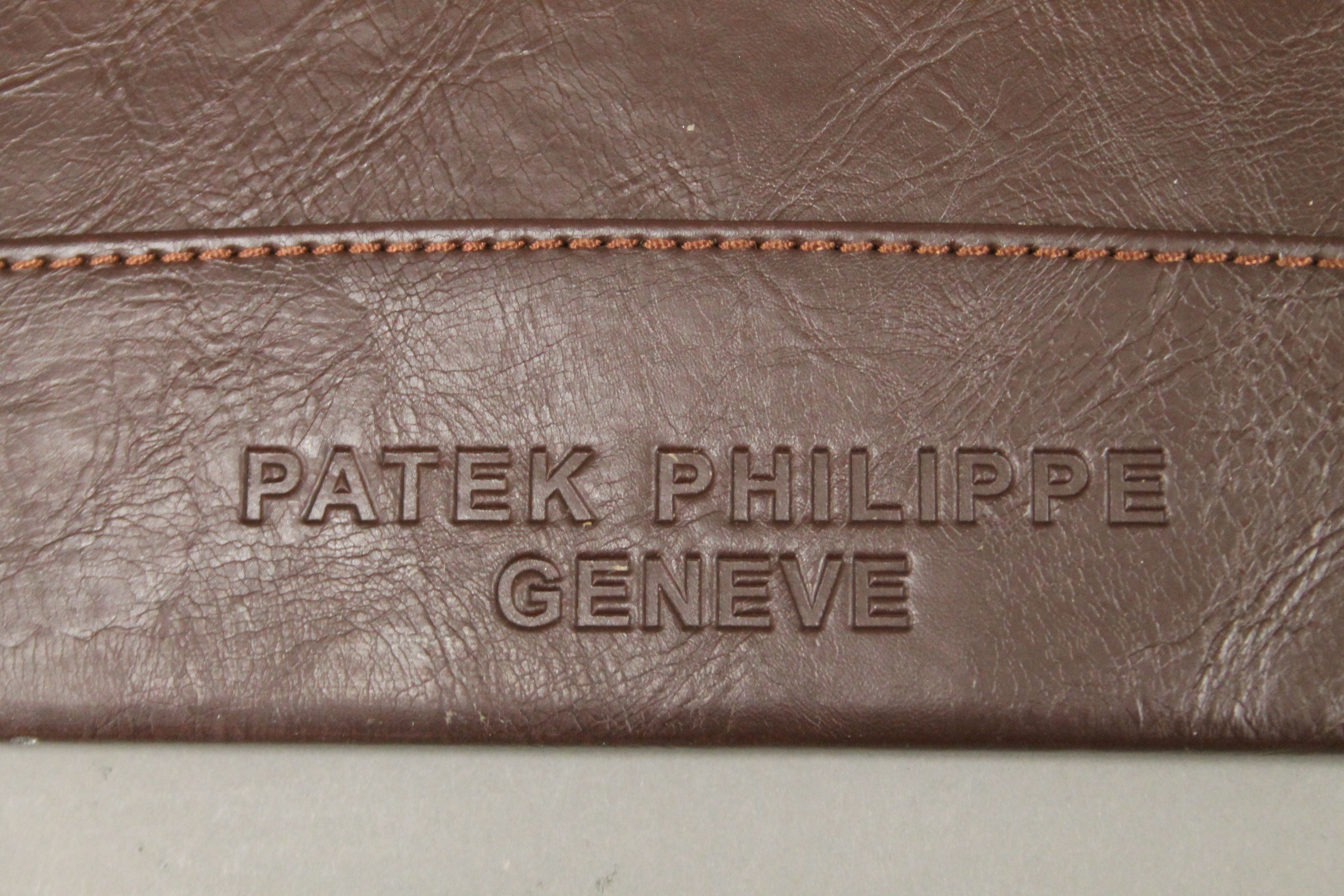 A Patek Philippe desk blotter. 54 cm wide. - Image 4 of 4