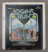 A rare MGM video disc Logan's Run.