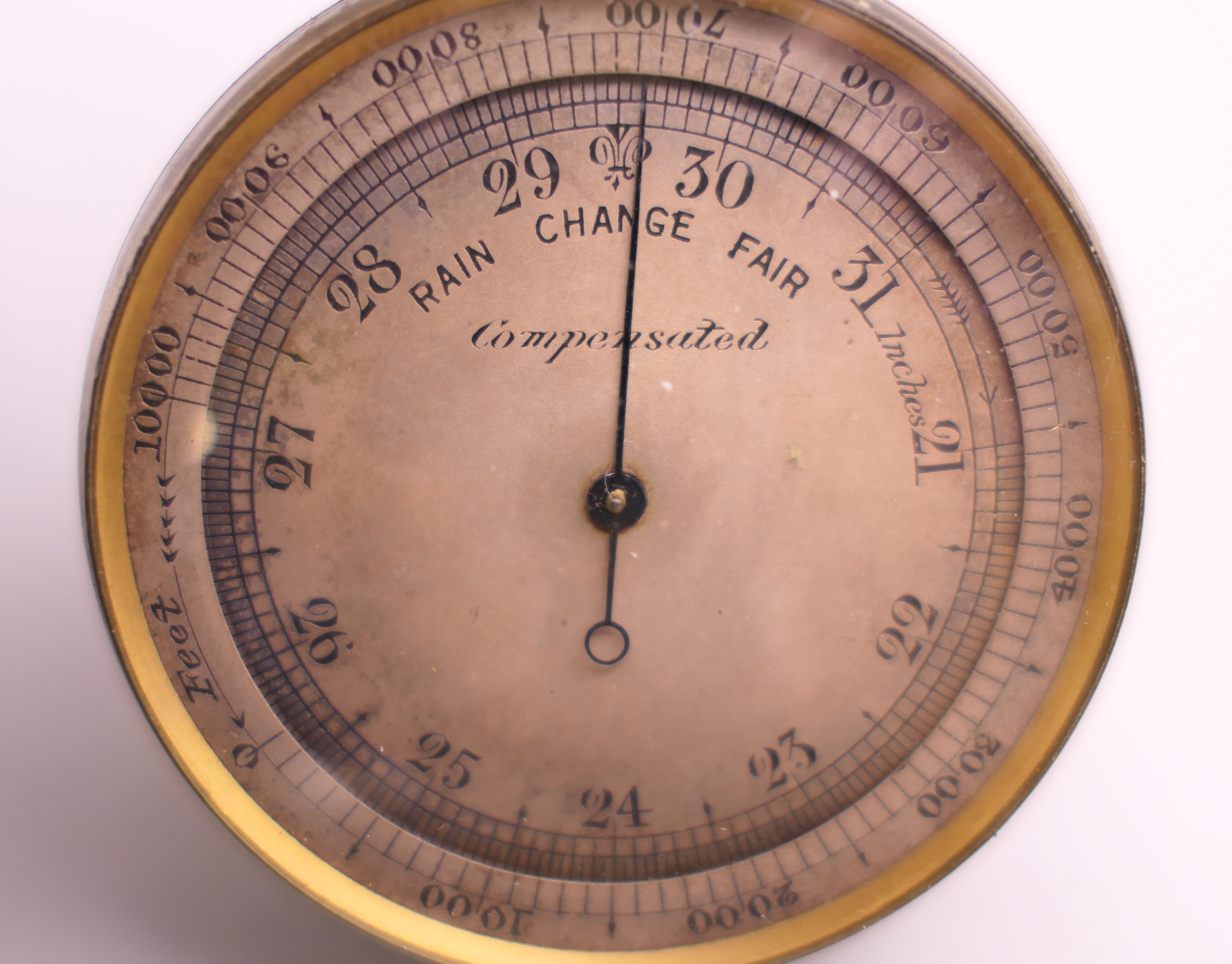 A Short & Mason of London barometer and two others. The former 5.5 cm diameter. - Image 5 of 6