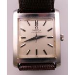 An Omega Automatic gentleman's wristwatch. 3 cm wide.