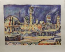 CHRIS CORR (born 1955) British/Irish, five lithographic prints, Bukhara (x3),