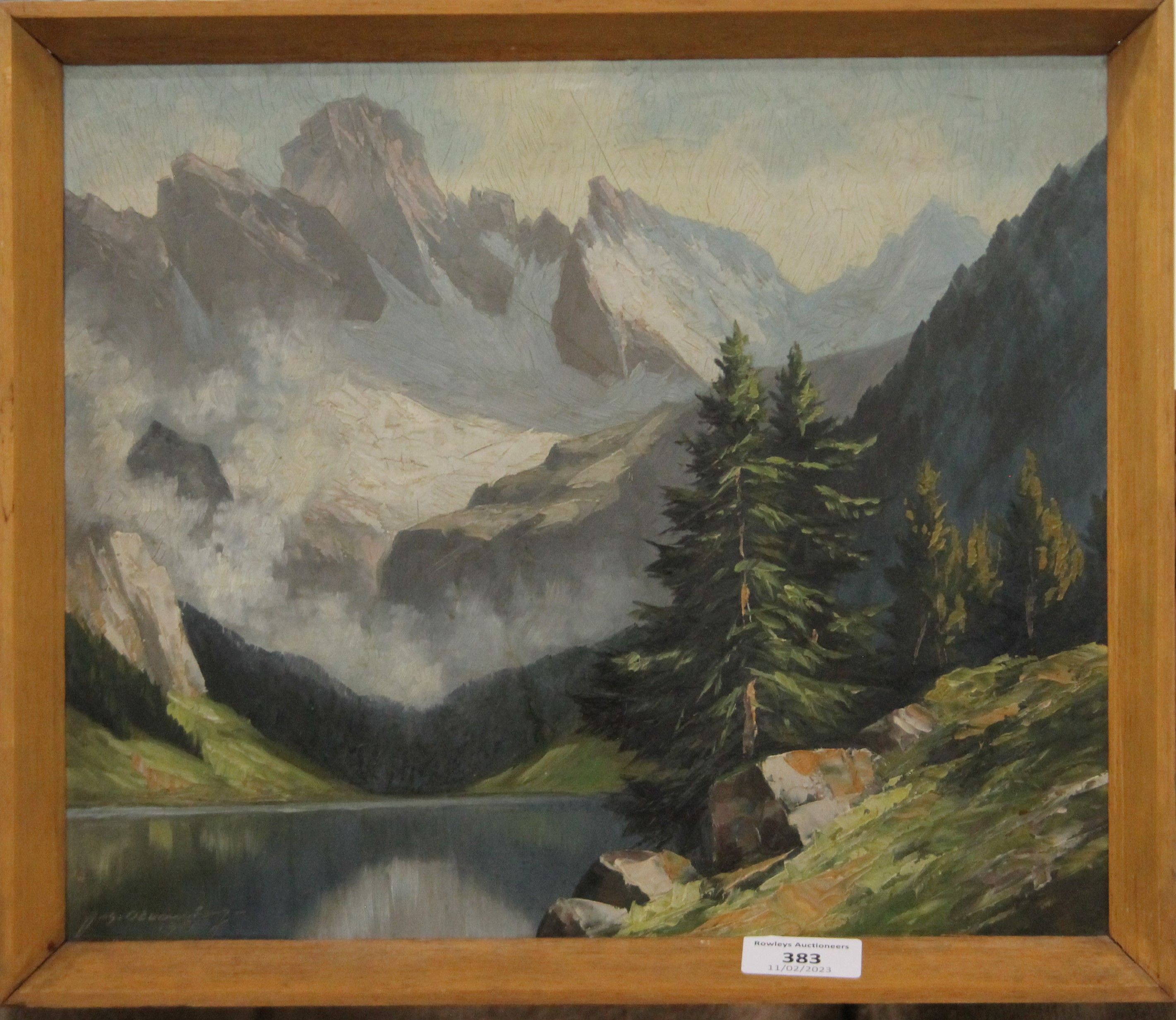 JOSEPH OTTEMBERG, German, three Bavarian Landscapes, oils on board, signed, one dated 1954, - Image 2 of 9