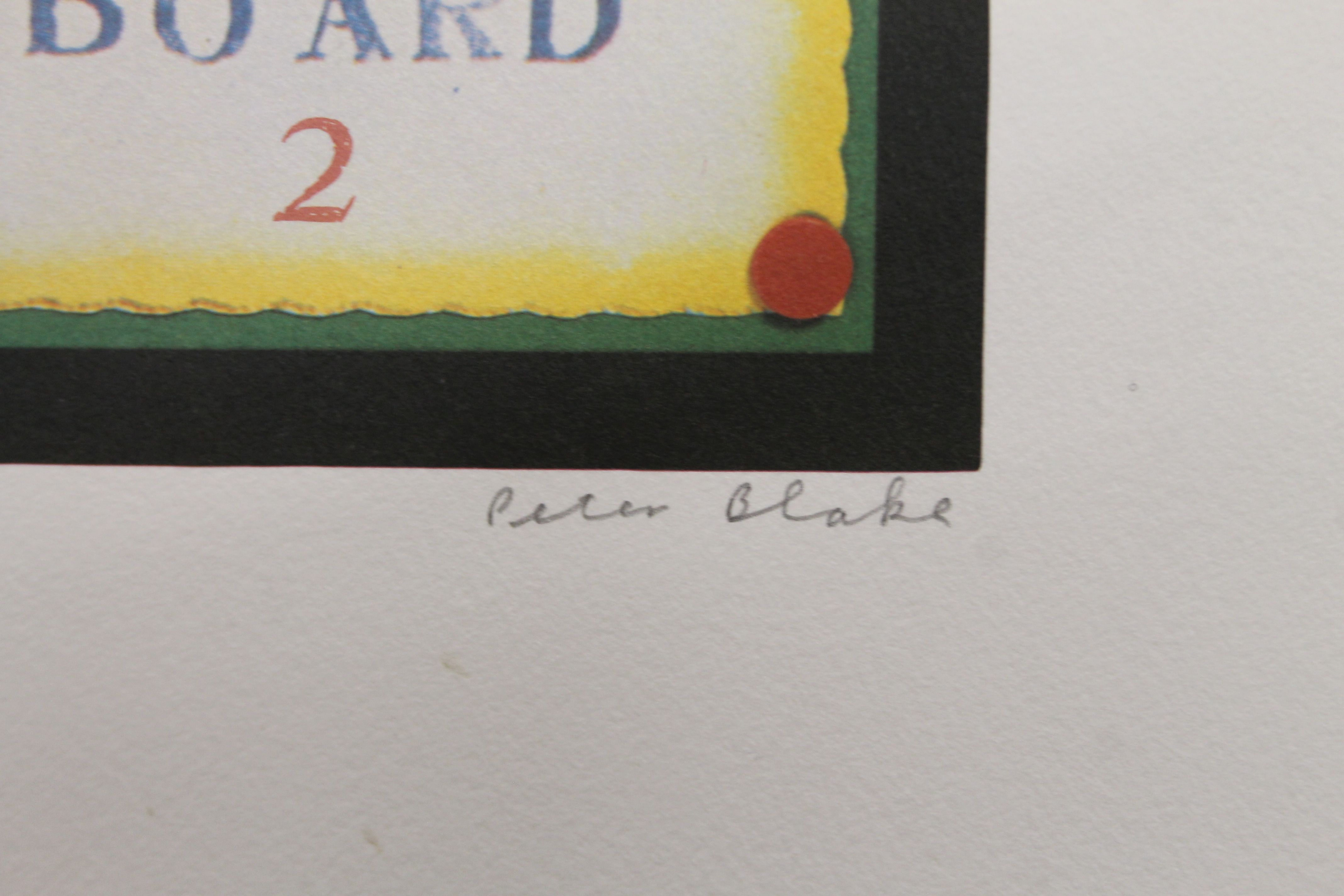 A folder containing a quantity of various prints, including works by: PETER BLAKE RA, BILL WEST, - Image 2 of 22