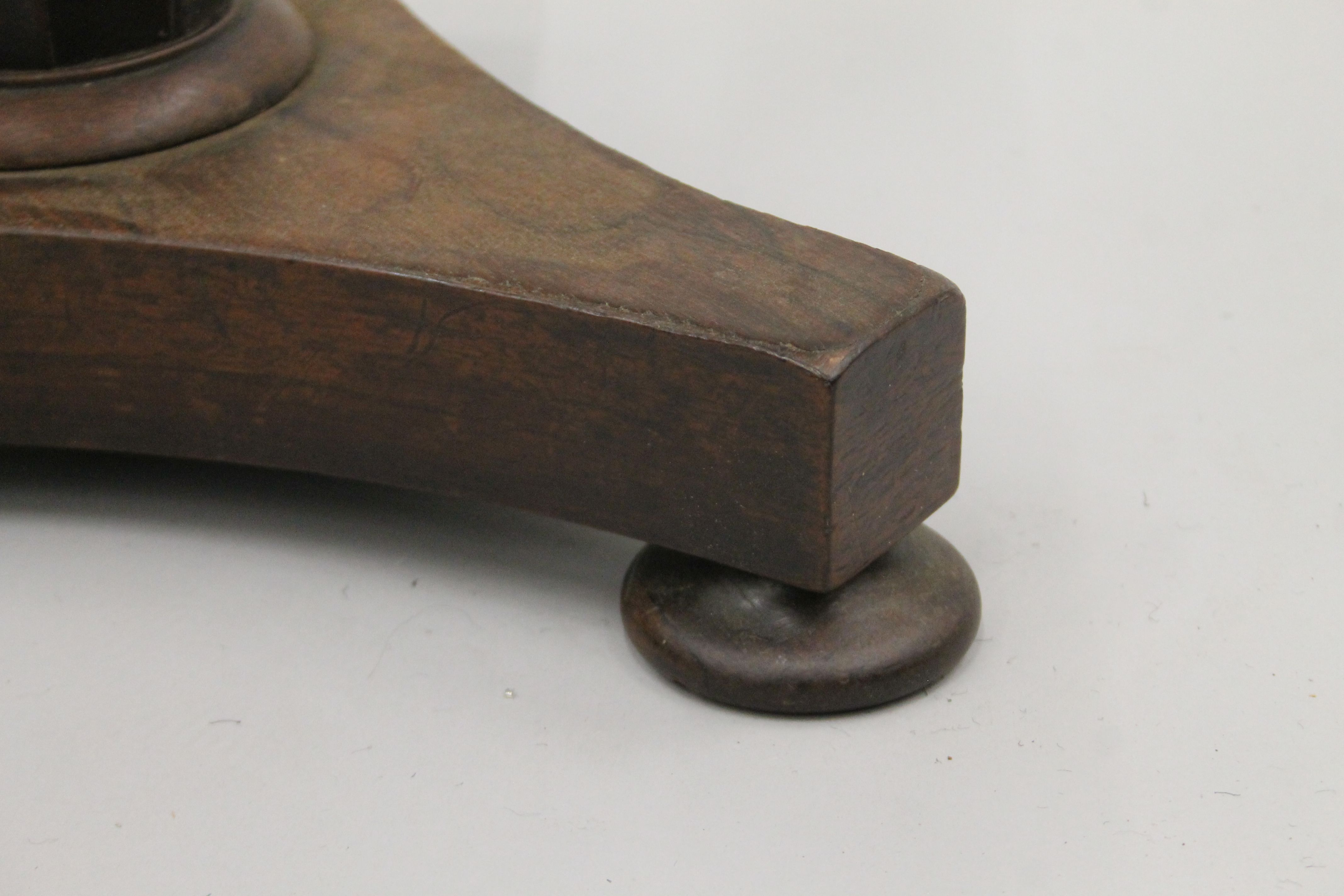 A Victorian rosewood piano stool. - Image 3 of 3