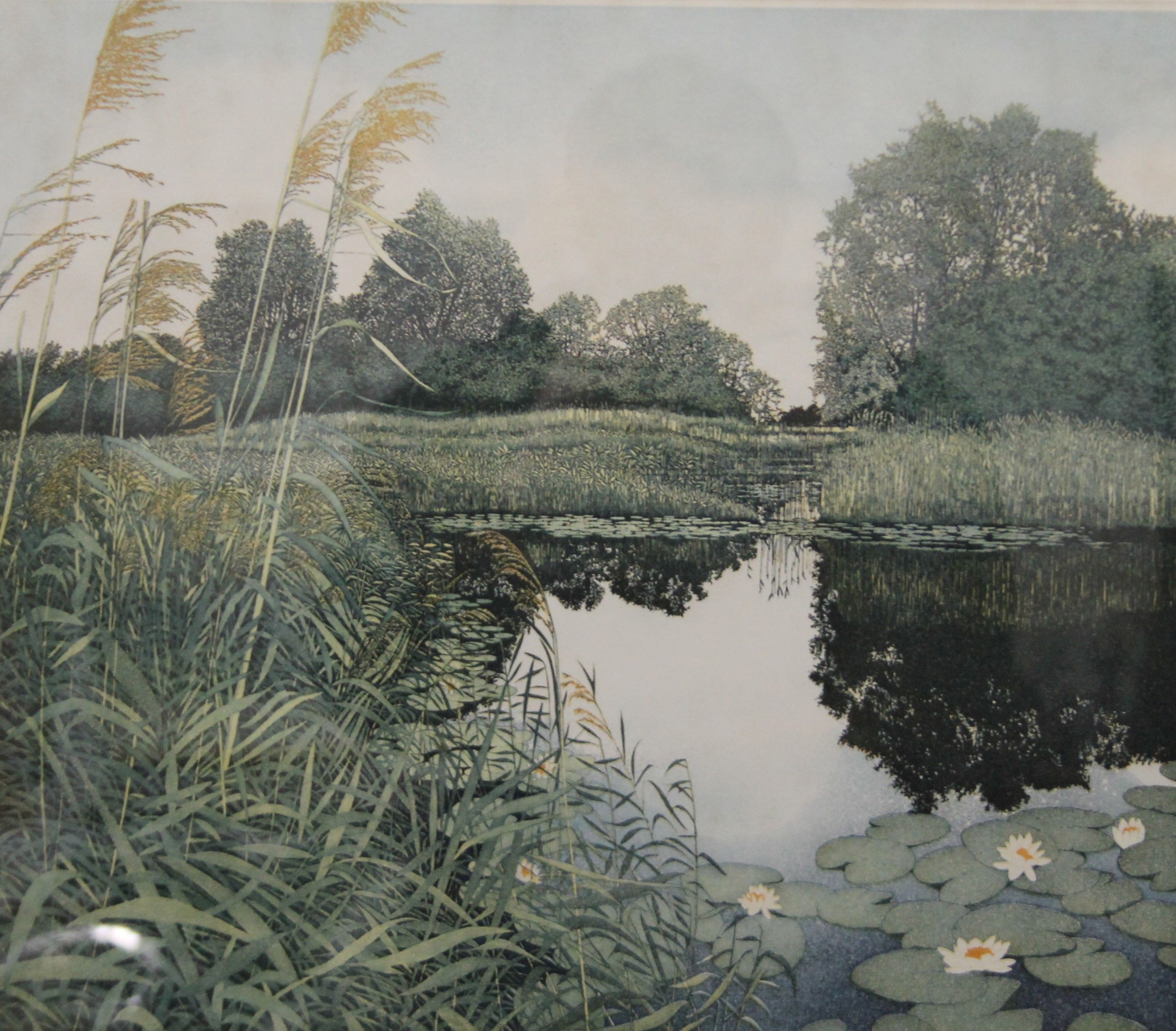 EIREEN WOOD, Wicken Fen, limited edition print, numbered 96/350, signed and dated '82 to the margin,