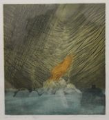 A Summers Sea, limited edition print, numbered 18/75, indistinctly signed in pencil to the margin,