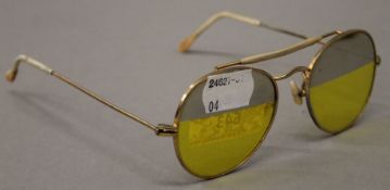 A pair of aviation glasses, with case.