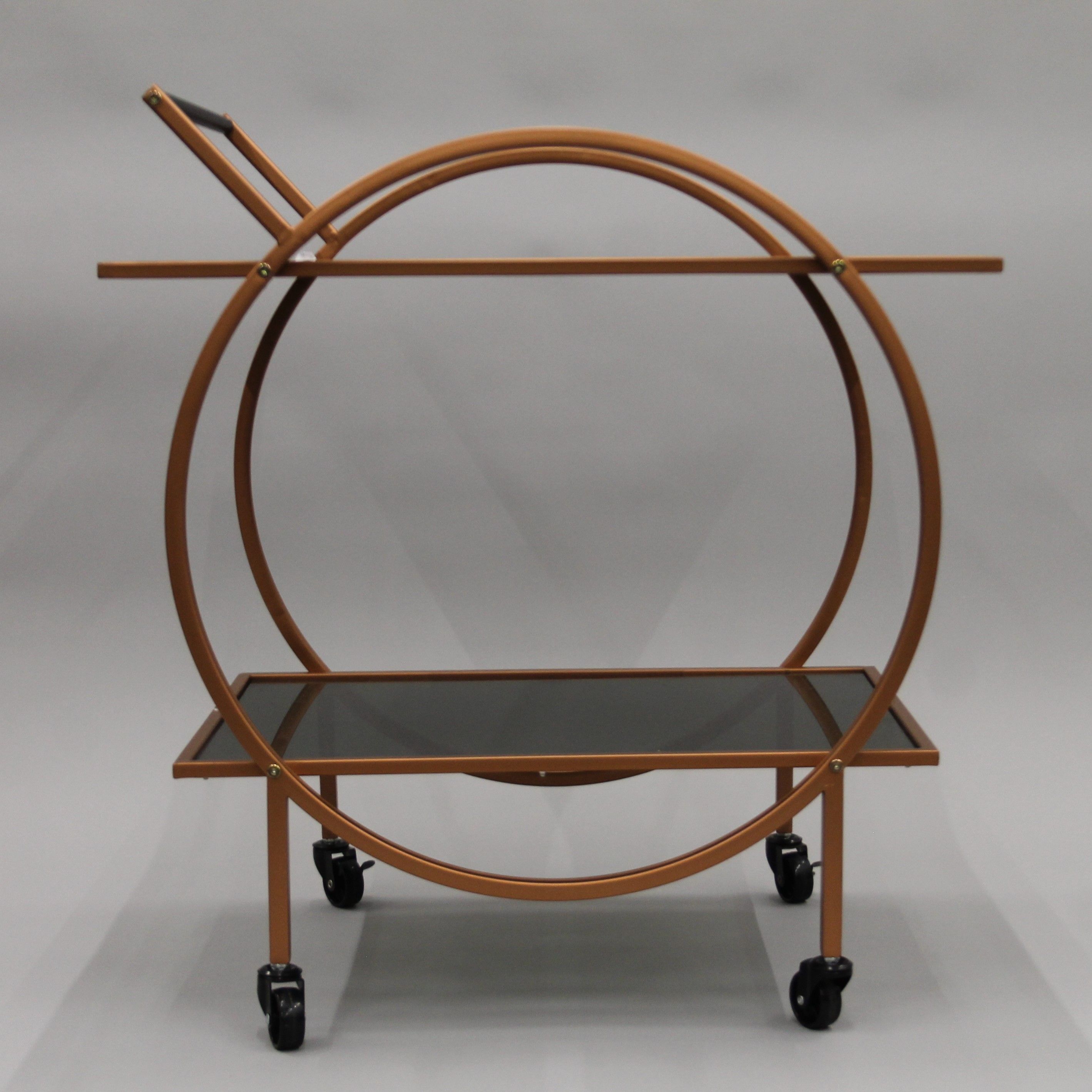 An Art Deco style drinks trolley. 72 cm long. - Image 2 of 5