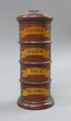 A spice tower. 19 cm high.