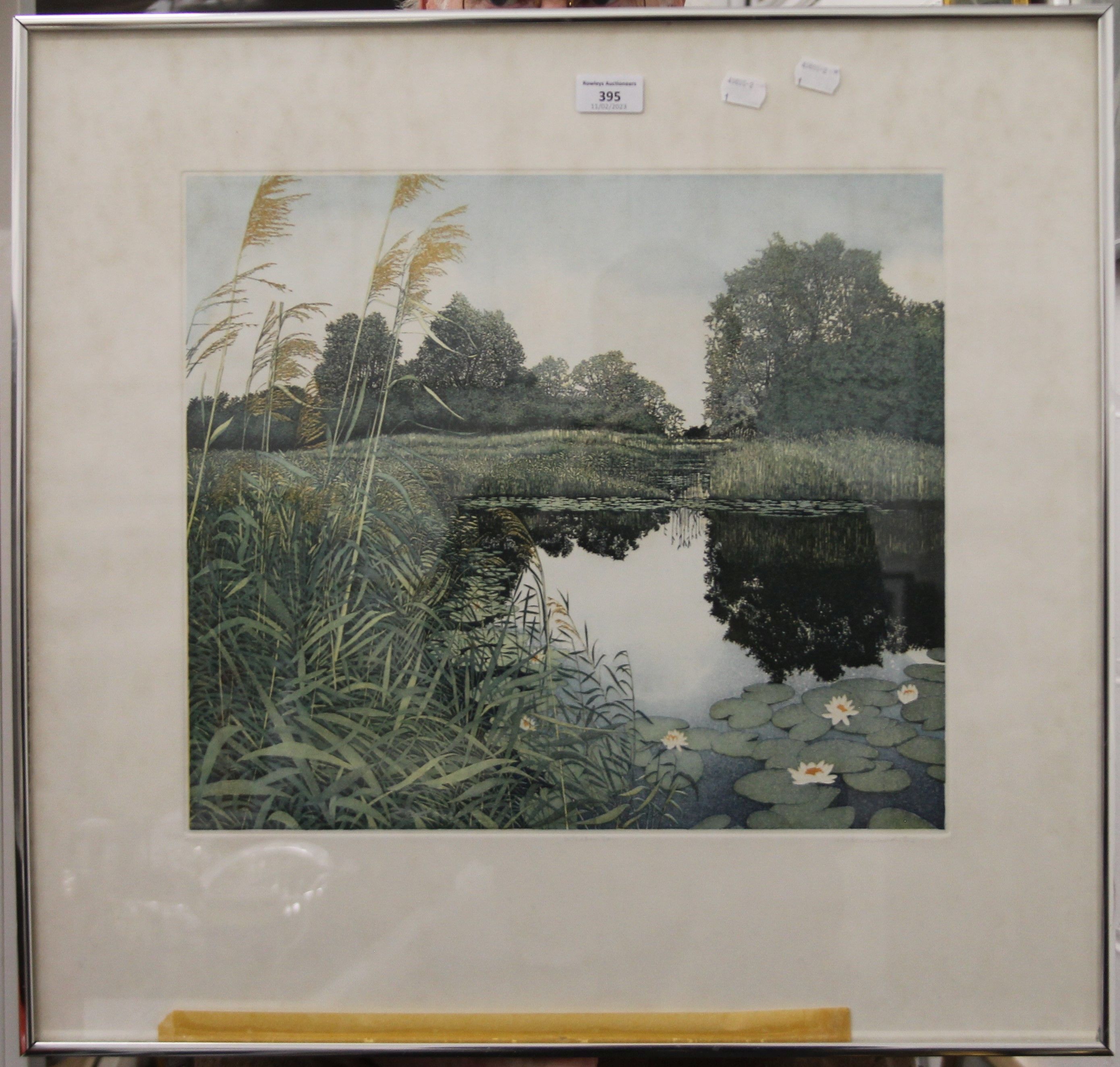 EIREEN WOOD, Wicken Fen, limited edition print, numbered 96/350, signed and dated '82 to the margin, - Image 2 of 2