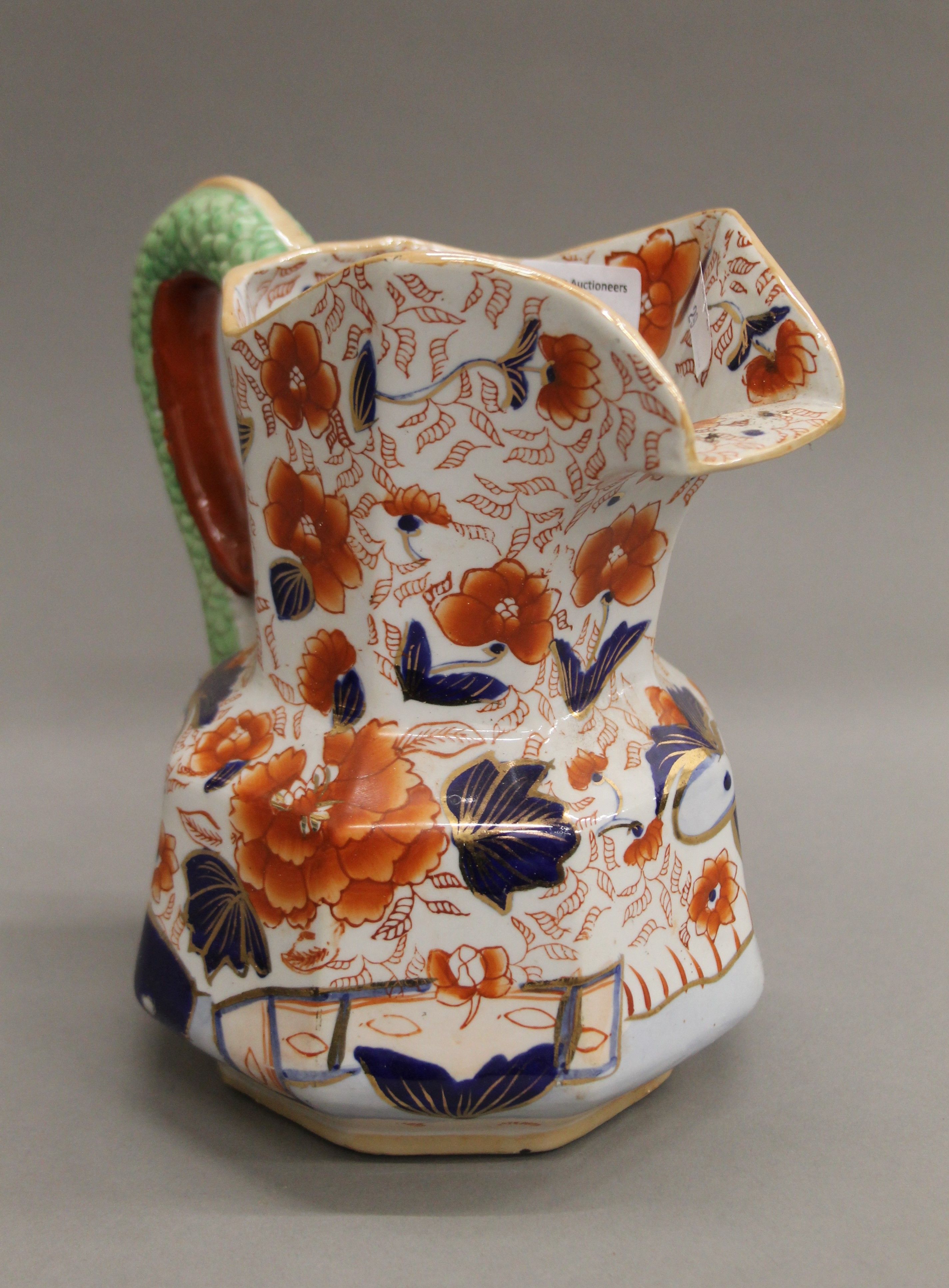 A porcelain jug and bowl. - Image 3 of 6