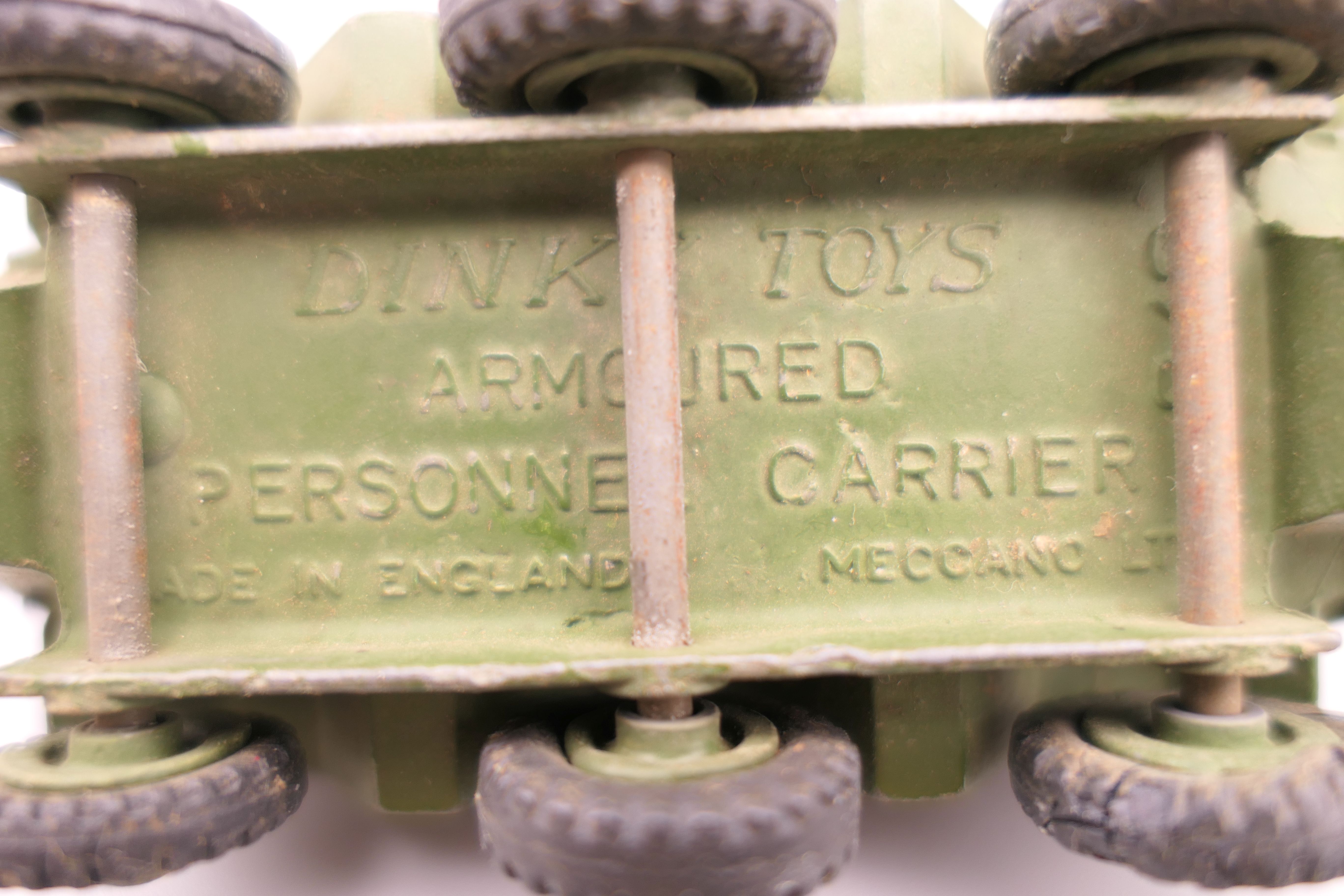 A quantity of various die cast military vehicles and cannons, including Dinky and Matchbox. - Image 15 of 23