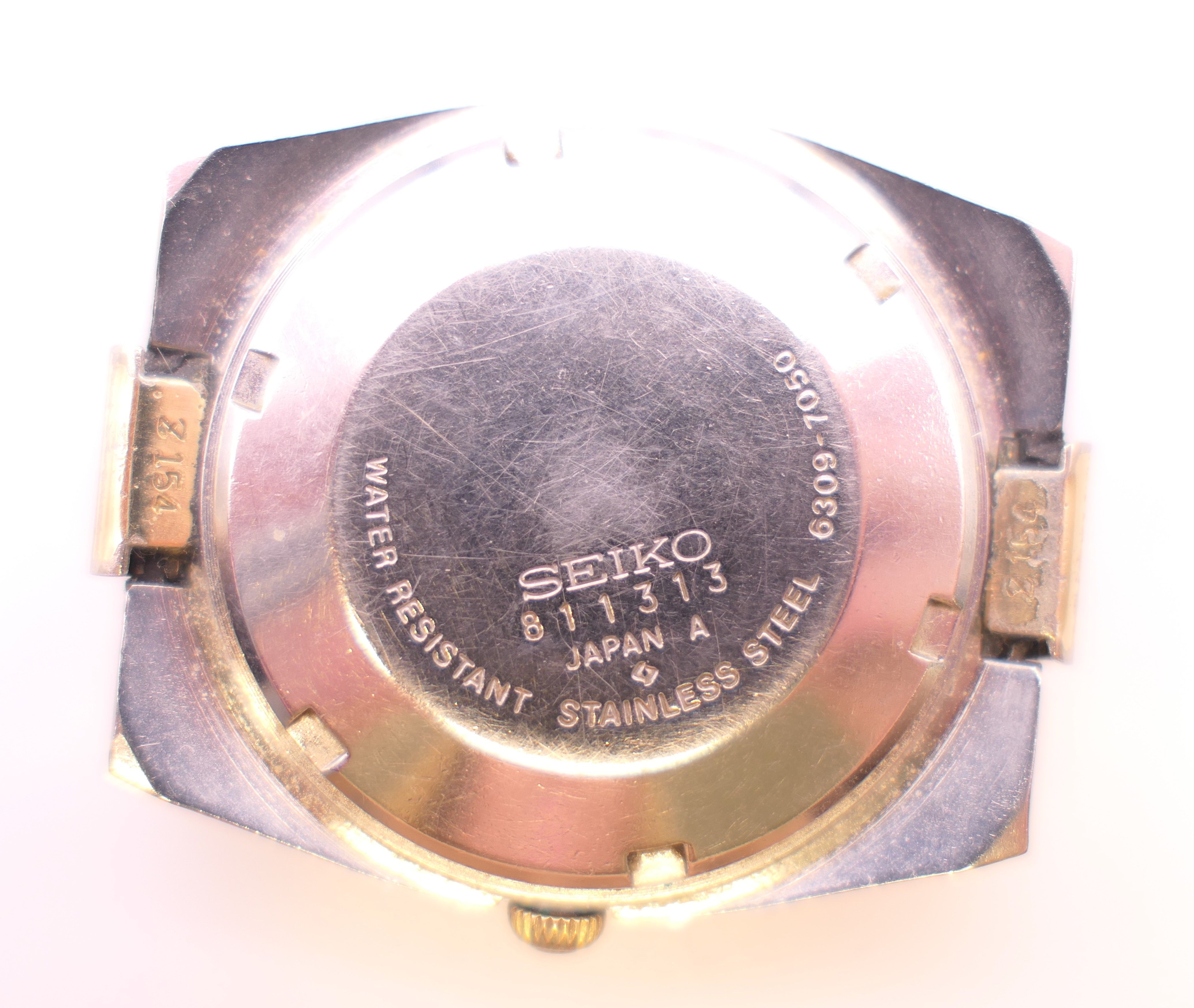 A Seiko gentleman's wristwatch (no strap). - Image 4 of 4