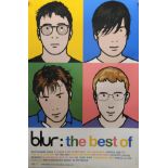 JULIAN OPIE, two posters blur: the best of (2). 51 x 76 cm.