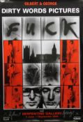 GILBERT & GEORGE (born 1943) Italian and (1942) British (AR), two Dirty Word Pictures posters,