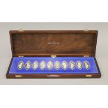 A boxed set of the Queens Silver Jubilee beasts plaques.