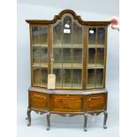 A miniature display cabinet. 76.5 cm high.