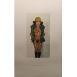 SIR PETER BLAKE CBE RDI RA (born 1932) British (AR),Costume Life Drawing - Yellow Hat,