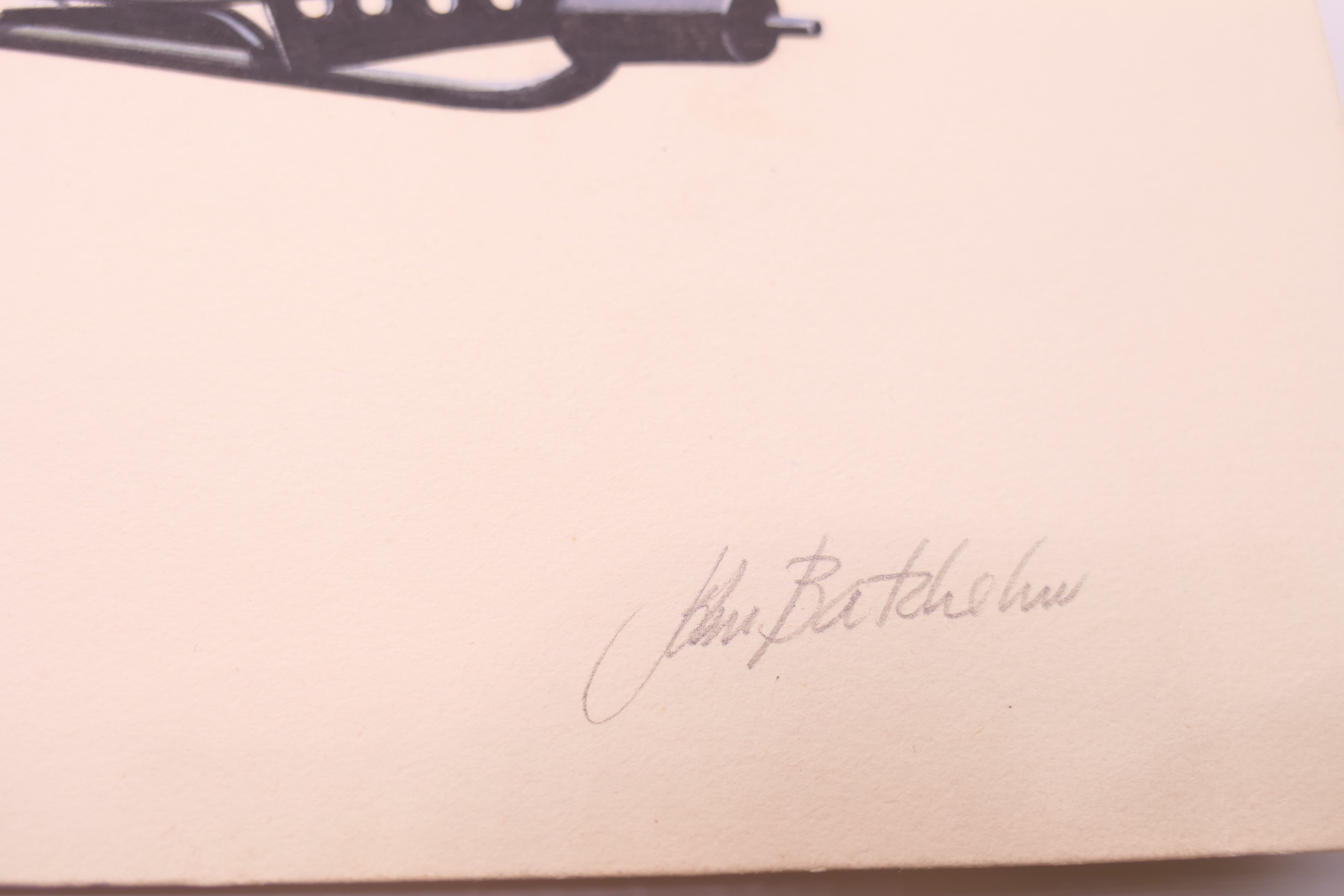 JOHN BATCHELOR MBE (born 1936) British (AR), Apache; Huey; and Bell 47, gouache, all signed, - Image 8 of 13