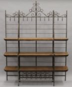 A French bakers rack. Approximately 153 cm wide.