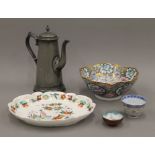 A small quantity of Oriental ceramics, etc.