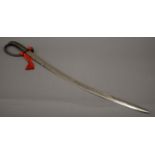 A vintage Eastern sabre. 95 cm long.