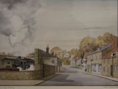 DEREK FIRTH, Park Street Pickering, limited edition print, numbered 44/50, signed to the margin,