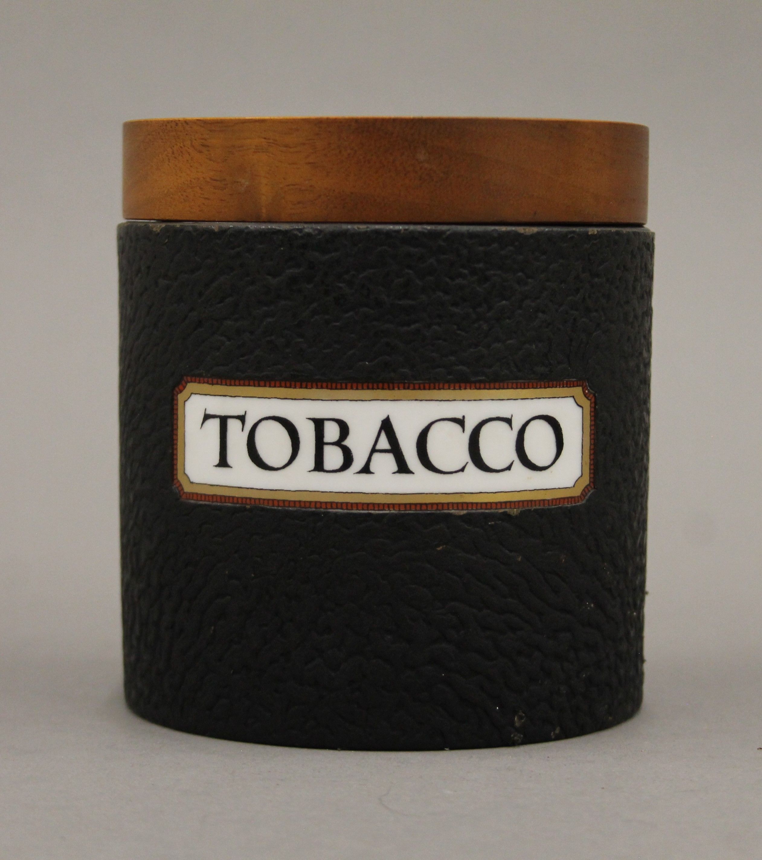 A vintage Dunhill tobacco box. 11 cm high. - Image 2 of 3