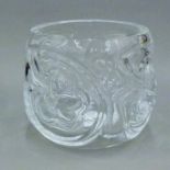 An Orrefors Art glass vase. 14 cm high.