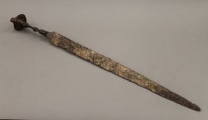 An antiquity sword, possibly Roman. 67.5 cm long.
