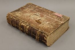 An 18th century Holy Bible.