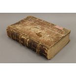 An 18th century Holy Bible.