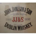 A John Jameson and Son advertising print, framed and glazed. 93 x 81.5 cm.
