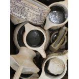 A box of Hillstonia ceramics.