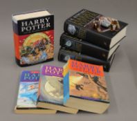 A quantity of Harry Potter books, including some 1st editions.