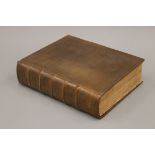 The Holy Bible, 1800, published Oxford, with fine leather binding.