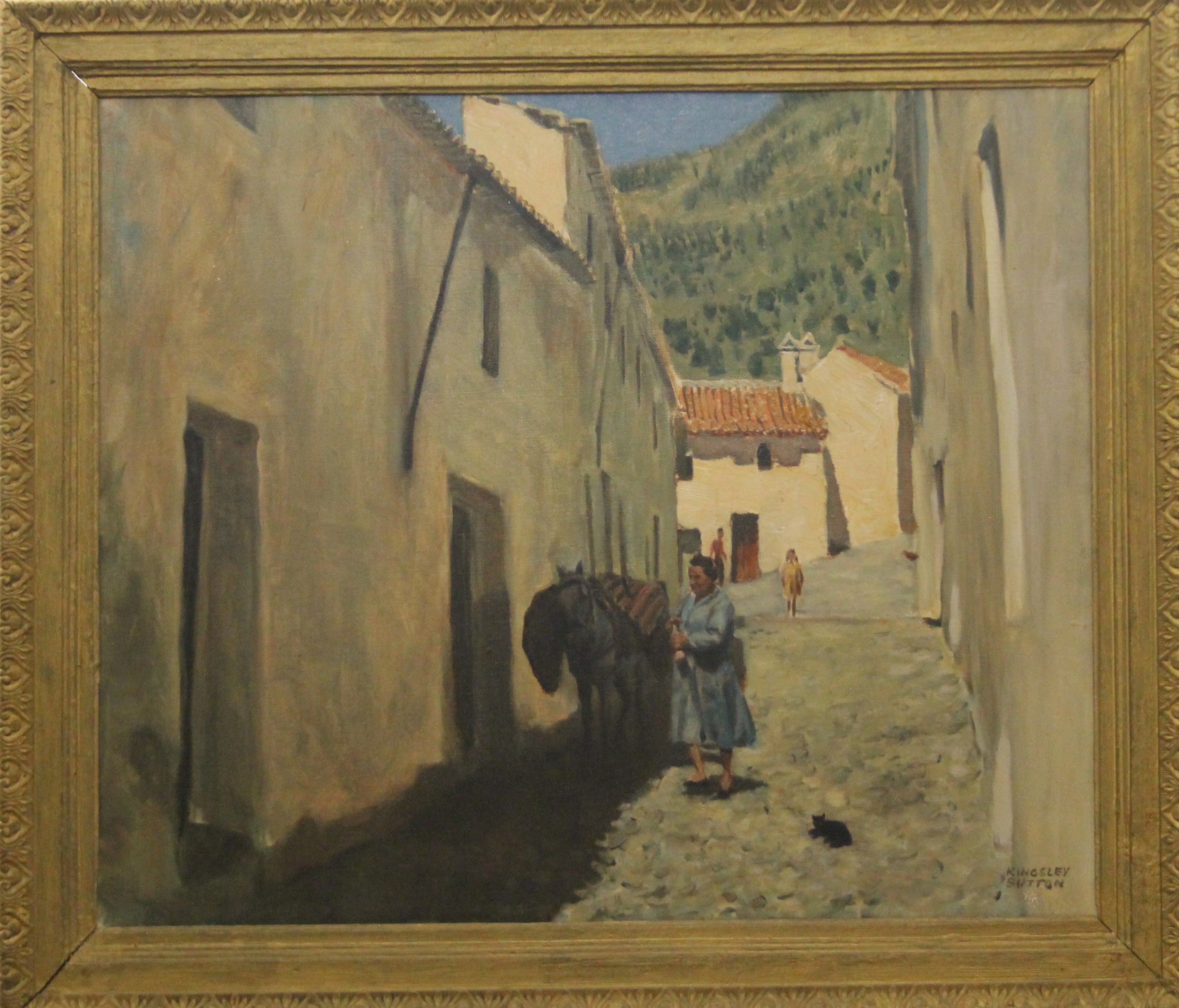 KINGSLEY SUTTON (1907-1976) British, Malaga Spain, oil on canvas, signed and framed. 49 x 48 cm. - Image 2 of 3