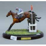 A resin model of Best Mate, triple gold cup winner. 26 cm long.