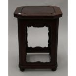 A small Chinese table. 46 cm high.