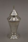 An Art Deco silver sugar sifter. 16 cm high. 143.8 grammes.