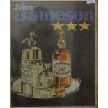 A John Jameson advertising print, framed and glazed. 52 x 63 cm.