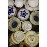 A quantity of various porcelain, including a Paragon tea set.