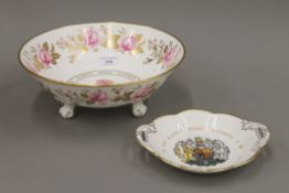 Two boxed Coalport porcelain bowls, made for Queen Elizabeth II Silver Jubilee.