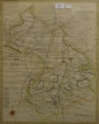 Two antique maps of Cambridgeshire and another of The Great Levell of The Fens,