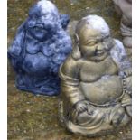 Two models of Buddha.