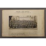 A signed RAF squadron photograph - No 4 Squadron 'D' Flight, 6.1.T.W, March 1943.