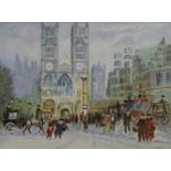 Notre-Dame, oil on canvas, framed. 39.5 x 29.5 cm.