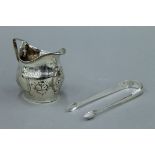 A George III silver cream jug,