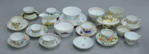 A collection of New Hall porcelain.